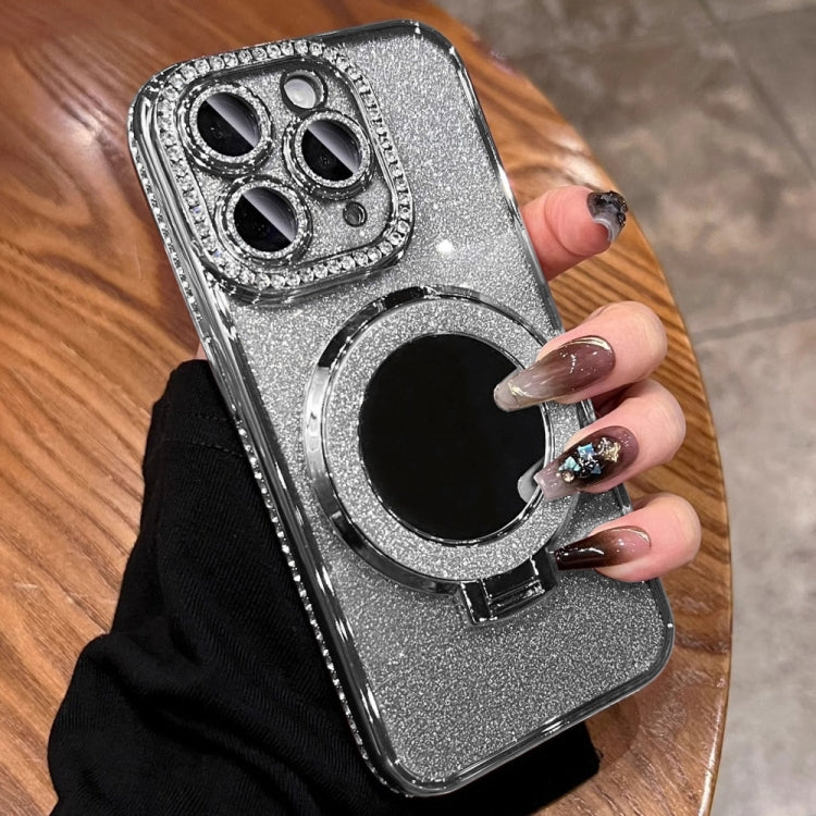 Rhinestone Mirror Glitter MagSafe TPU Phone Case, For iPhone 12, For iPhone 12 Pro Max, For iPhone 12 Pro, For iPhone 11 Pro Max