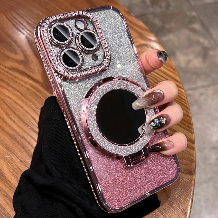 Rhinestone Mirror Glitter MagSafe TPU Phone Case, For iPhone 12, For iPhone 12 Pro Max, For iPhone 12 Pro, For iPhone 11 Pro Max