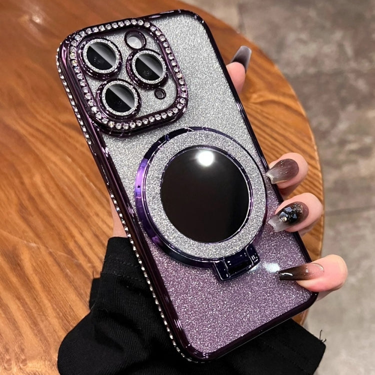 Rhinestone Mirror Glitter MagSafe TPU Phone Case, For iPhone 12, For iPhone 12 Pro Max, For iPhone 12 Pro, For iPhone 11 Pro Max