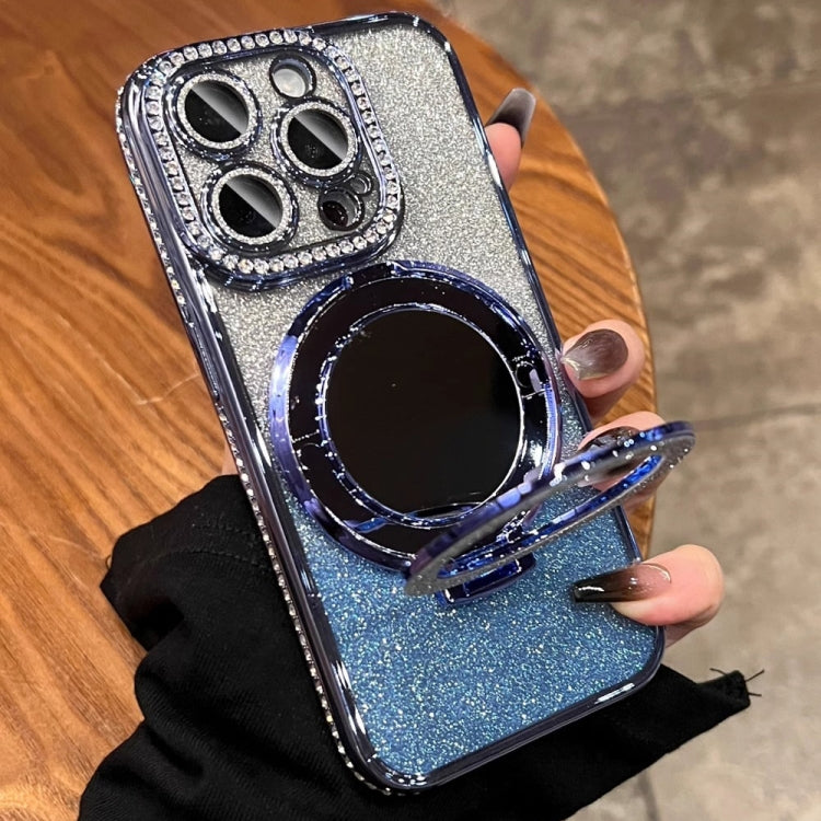 Rhinestone Mirror Glitter MagSafe TPU Phone Case, For iPhone 16e, For iPhone 16 Pro Max, For iPhone 16 Pro, For iPhone 16 Plus