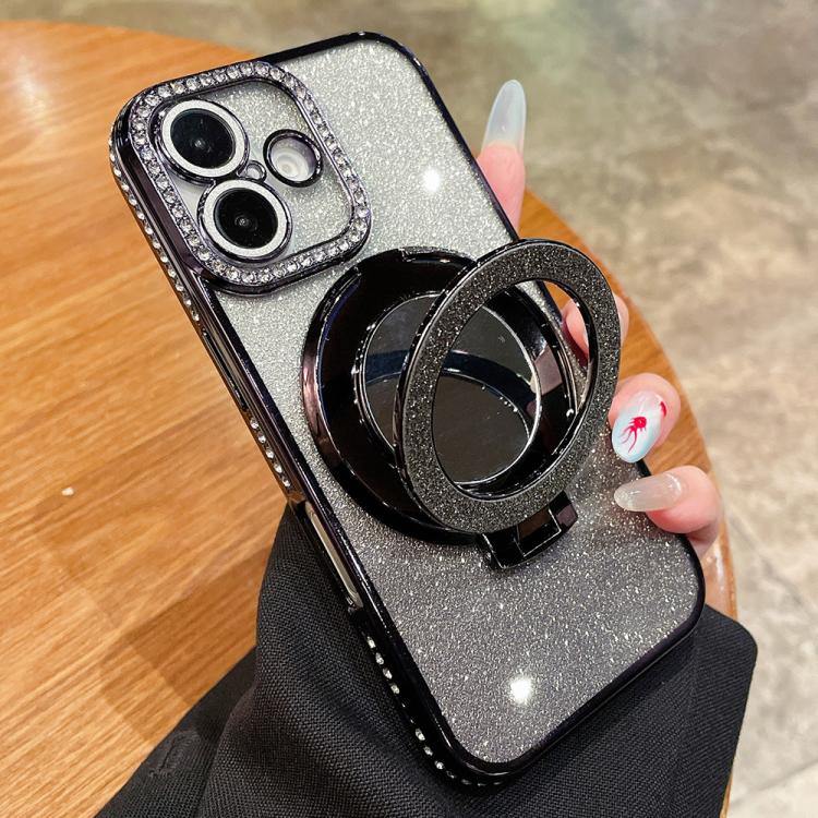 Rhinestone Mirror Glitter MagSafe TPU Phone Case, For iPhone 17 Pro Max, For iPhone 17 Pro, For iPhone 17, For iPhone Air