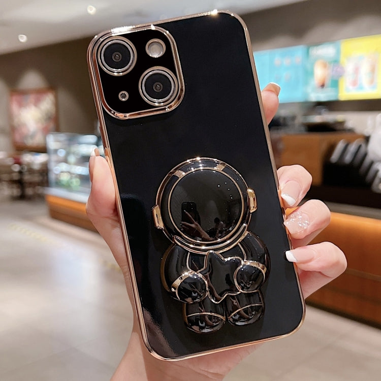 Embrace Stars Electroplating Astronaut Holder Phone Case, For iPhone SE 2022 / 7 / 8, For iPhone 13 Pro Max, For iPhone 13 Pro, For iPhone 13