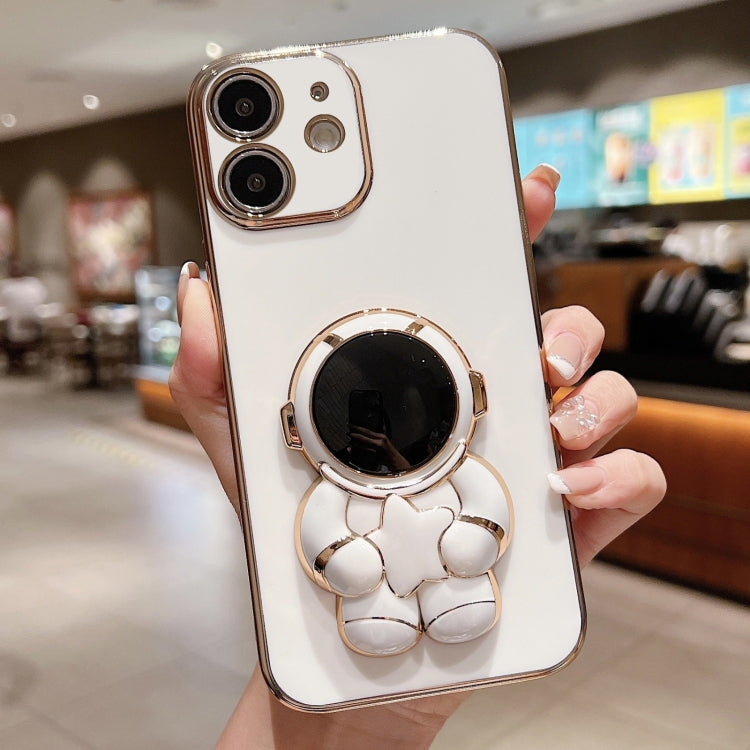 Embrace Stars Electroplating Astronaut Holder Phone Case, For iPhone X / XS, For iPhone XR, For iPhone XS Max, For iPhone 7 Plus / 8 Plus