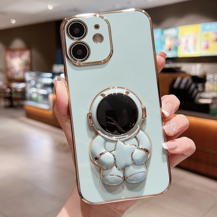 Embrace Stars Electroplating Astronaut Holder Phone Case, For iPhone X / XS, For iPhone XR, For iPhone XS Max, For iPhone 7 Plus / 8 Plus