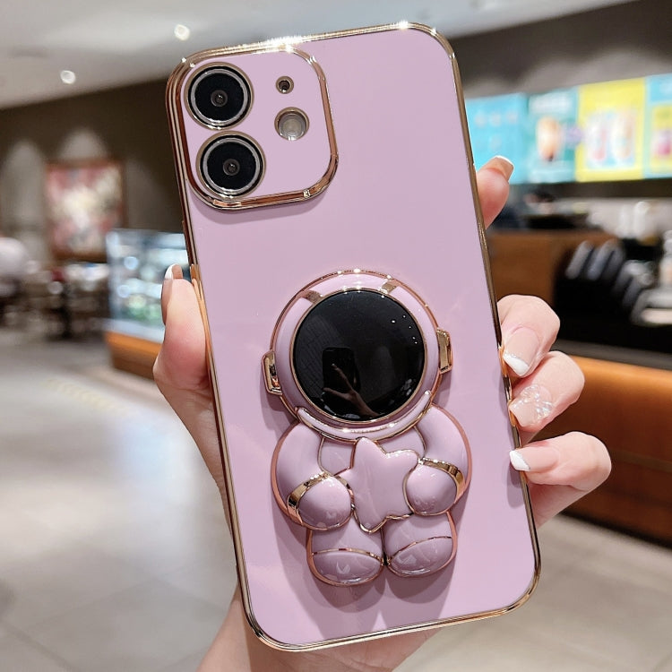 Embrace Stars Electroplating Astronaut Holder Phone Case, For iPhone X / XS, For iPhone XR, For iPhone XS Max, For iPhone 7 Plus / 8 Plus