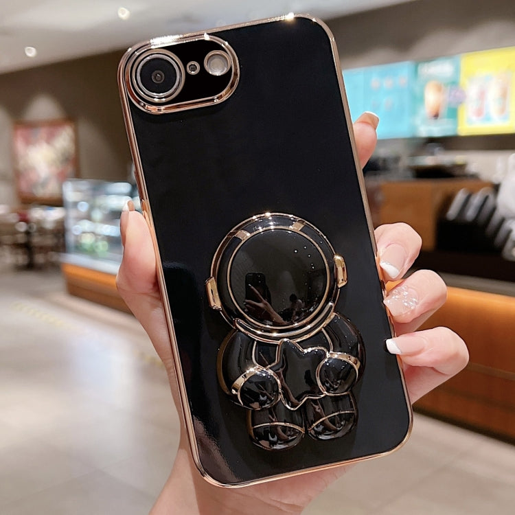 Embrace Stars Electroplating Astronaut Holder Phone Case, For iPhone 13 mini, For iPhone 12, For iPhone 12 Pro Max, For iPhone 12 Pro