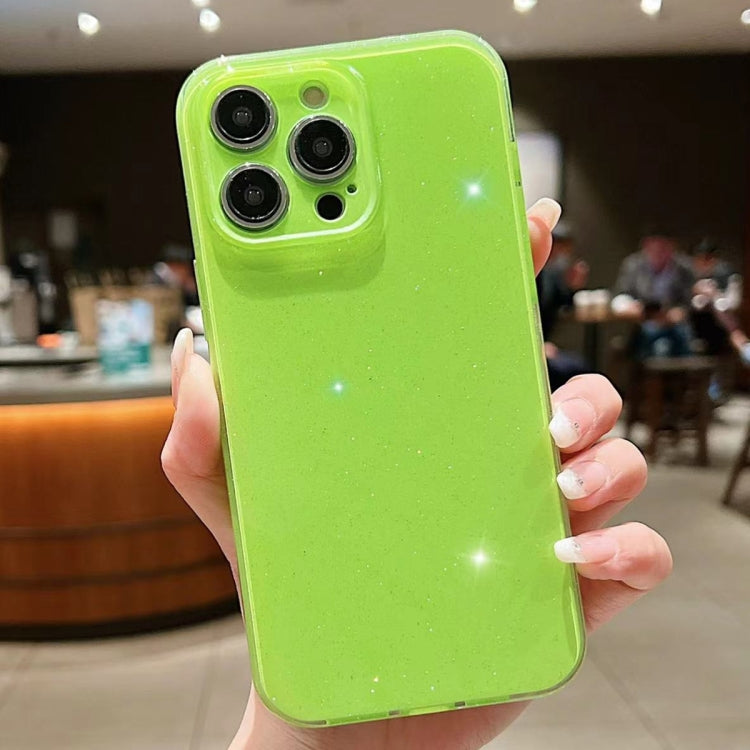 Jelly Glitter Solid Color TPU Phone Case, For iPhone 15 Pro Max, For iPhone 15 Pro