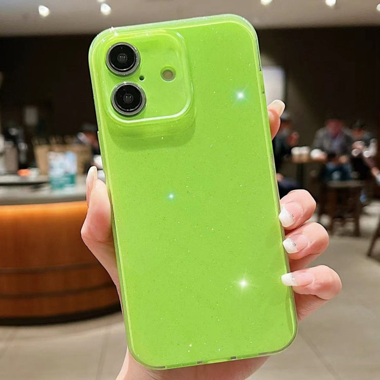 Jelly Glitter Solid Color TPU Phone Case, For iPhone 16 Plus, For iPhone 16