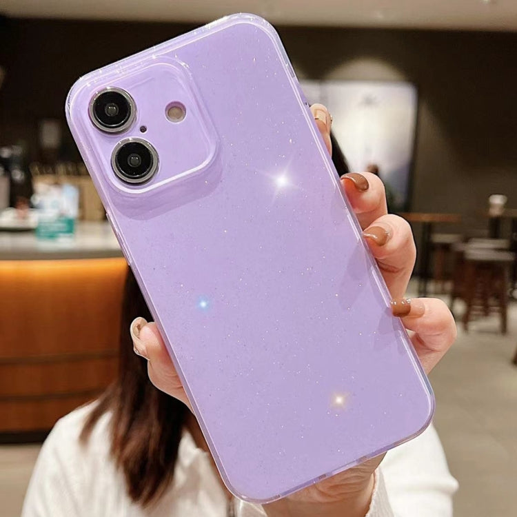 Jelly Glitter Solid Color TPU Phone Case, For iPhone 16 Plus, For iPhone 16