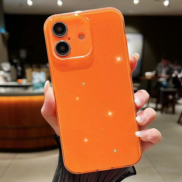 Jelly Glitter Solid Color TPU Phone Case, For iPhone 16 Plus, For iPhone 16