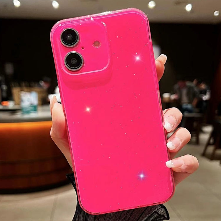 Jelly Glitter Solid Color TPU Phone Case, For iPhone 16 Plus, For iPhone 16