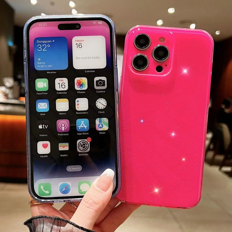 Jelly Glitter Solid Color TPU Phone Case, For iPhone 15 Pro Max, For iPhone 15 Pro