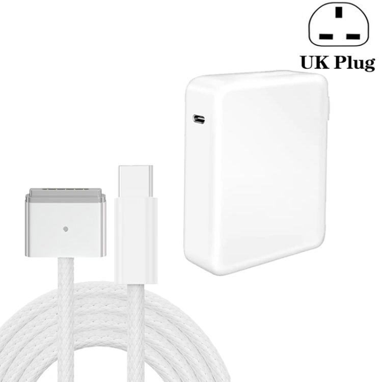 140W USB-C PD Power Adapter with Type-C to Magsafe3 Magnetic Charging Cable, Length: 2 m, EU Plug, US Plug, UK Plug, AU Plug