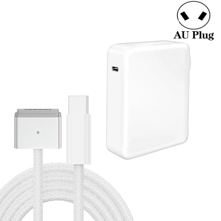 140W USB-C PD Power Adapter with Type-C to Magsafe3 Magnetic Charging Cable, Length: 2 m, EU Plug, US Plug, UK Plug, AU Plug