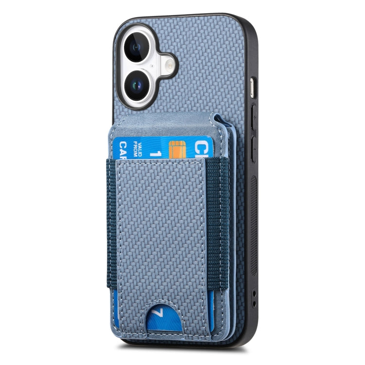 Carbon Fiber Vertical Flip Wallet Stand Phone Case, For iPhone 15, For iPhone 14 Plus, For iPhone 14, For iPhone 14 Pro