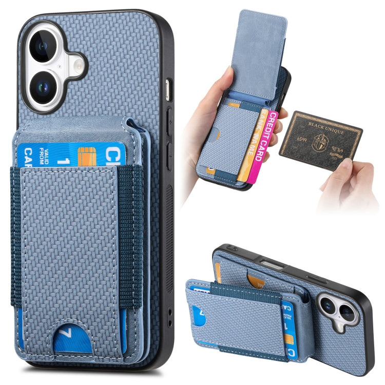 Carbon Fiber Vertical Flip Wallet Stand Phone Case, For iPhone 15, For iPhone 14 Plus, For iPhone 14, For iPhone 14 Pro