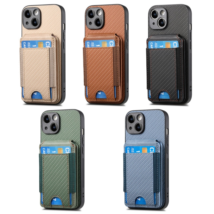 Carbon Fiber Vertical Flip Wallet Stand Phone Case, For iPhone 16e, For iPhone 16 Pro Max, For iPhone 16 Pro, For iPhone 16 Plus