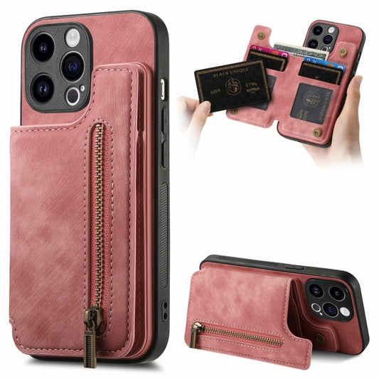 Retro Leather Zipper Wallet Back Phone Case, For iPhone 14 Pro Max, For iPhone 7 / 8 / SE 2022, For iPhone 13 Pro Max, For iPhone 13 Pro