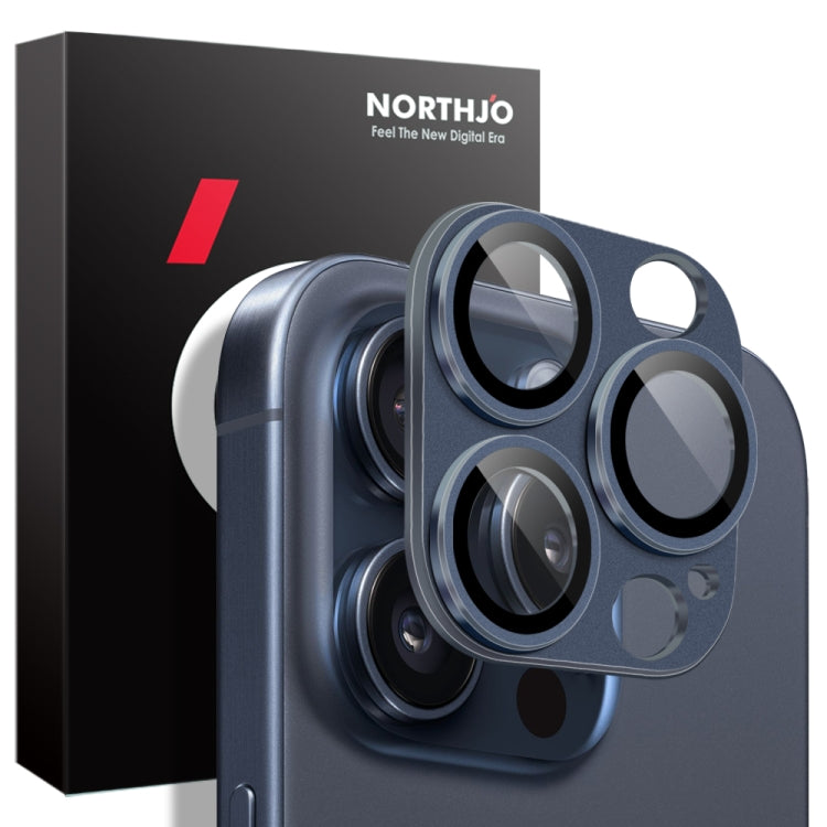 NORTHJO Matte Camera Lens Protector Tempered Glass Rear Lens Film, For iPhone 15 Pro / 15 Pro Max