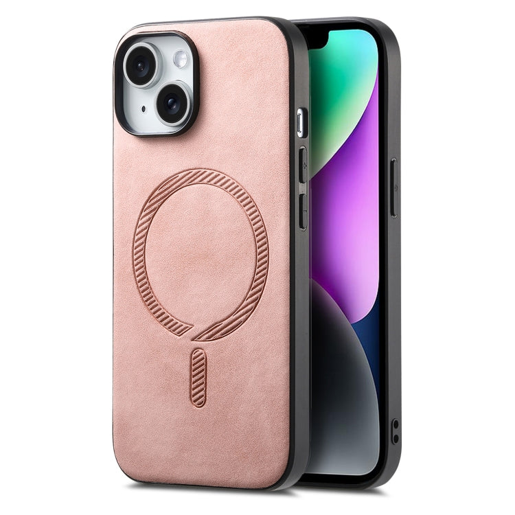 Solid Color Retro Magsafe PU Back Cover Phone Case, For iPhone 14 Pro Max, For iPhone 13 Pro Max, For iPhone 13 Pro
