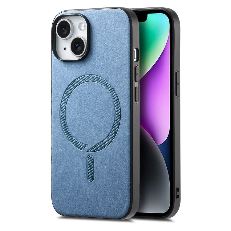 Solid Color Retro Magsafe PU Back Cover Phone Case, For iPhone 14 Pro Max, For iPhone 13 Pro Max, For iPhone 13 Pro