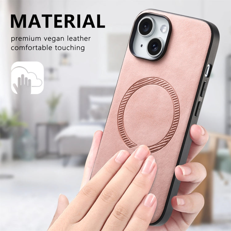 Solid Color Retro Magsafe PU Back Cover Phone Case, For iPhone 13, For iPhone 12, For iPhone 12 Pro Max
