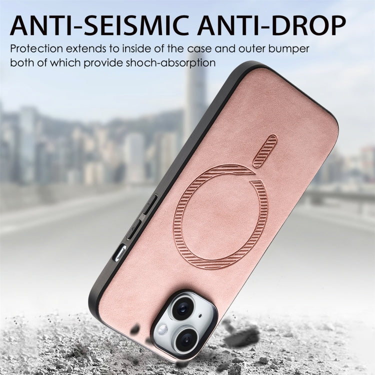 Solid Color Retro Magsafe PU Back Cover Phone Case, For iPhone 13, For iPhone 12, For iPhone 12 Pro Max