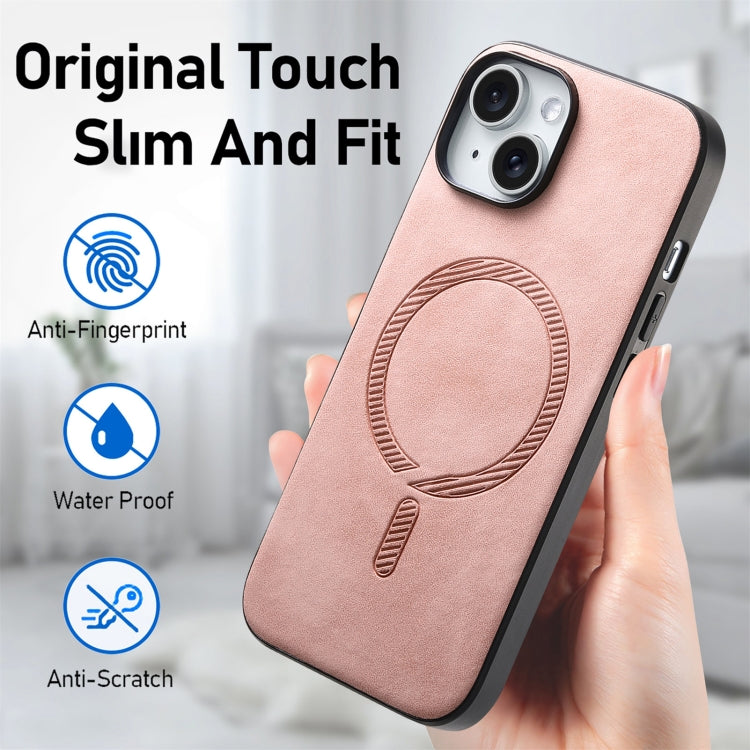 Solid Color Retro Magsafe PU Back Cover Phone Case, For iPhone 13, For iPhone 12, For iPhone 12 Pro Max
