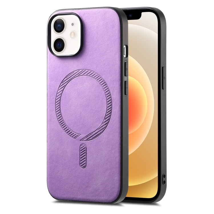 Solid Color Retro Magsafe PU Back Cover Phone Case, For iPhone 11 Pro, For iPhone XS Max, For iPhone 7 / 8 / SE 2022