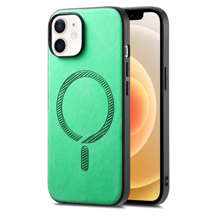 Solid Color Retro Magsafe PU Back Cover Phone Case, For iPhone 11 Pro, For iPhone XS Max, For iPhone 7 / 8 / SE 2022