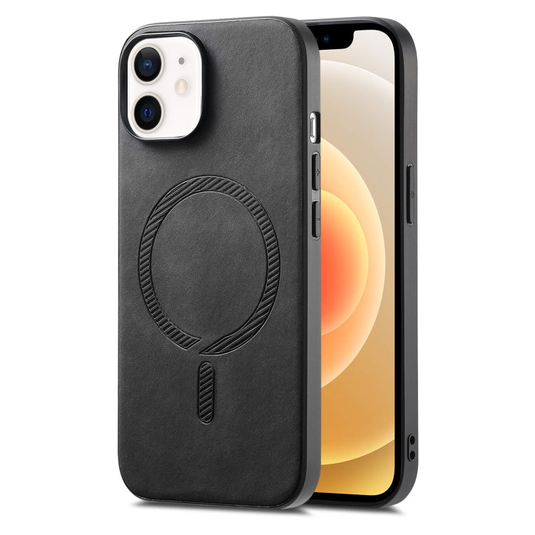 Solid Color Retro Magsafe PU Back Cover Phone Case, For iPhone 11 Pro, For iPhone XS Max, For iPhone 7 / 8 / SE 2022