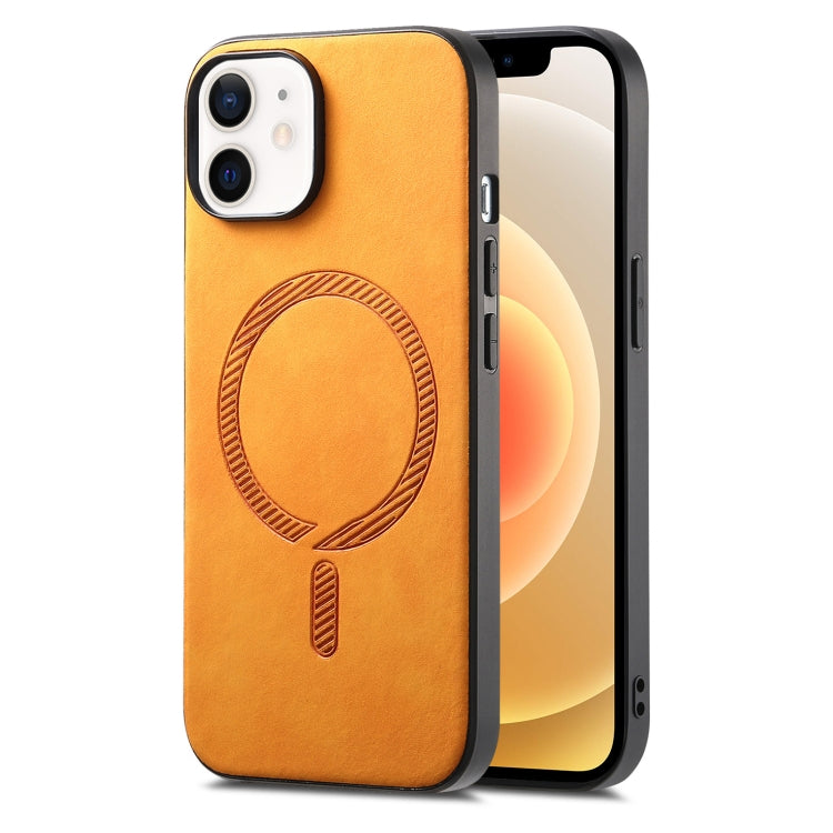 Solid Color Retro Magsafe PU Back Cover Phone Case, For iPhone 11 Pro, For iPhone XS Max, For iPhone 7 / 8 / SE 2022