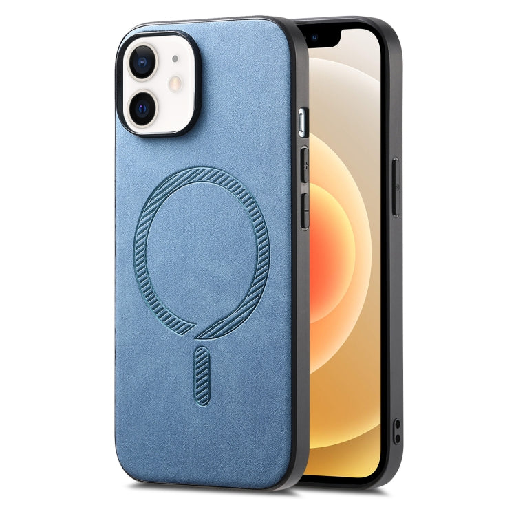 Solid Color Retro Magsafe PU Back Cover Phone Case, For iPhone 11 Pro, For iPhone XS Max, For iPhone 7 / 8 / SE 2022