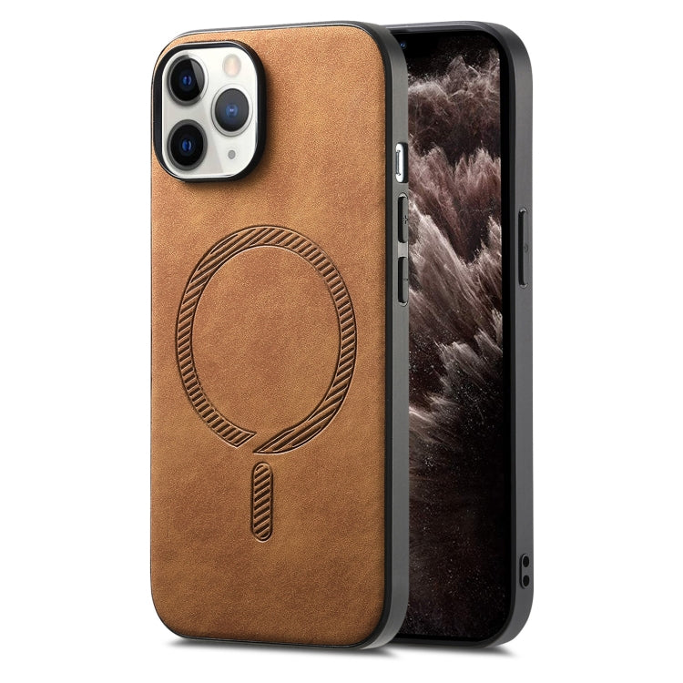 Solid Color Retro Magsafe PU Back Cover Phone Case, For iPhone XR, For iPhone 7 Plus / 8 Plus