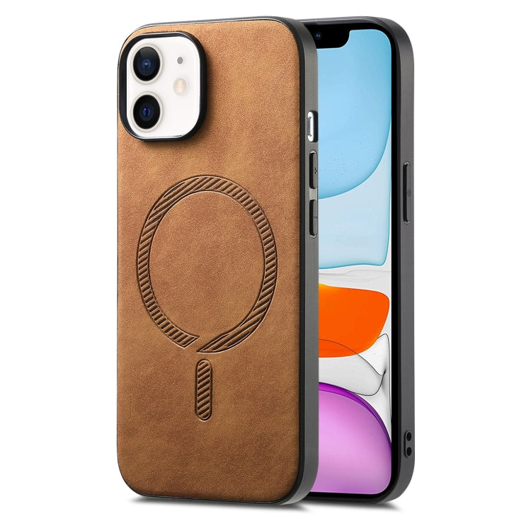 Solid Color Retro Magsafe PU Back Cover Phone Case, For iPhone XR, For iPhone 7 Plus / 8 Plus