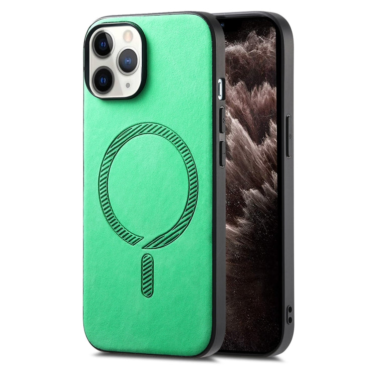 Solid Color Retro Magsafe PU Back Cover Phone Case, For iPhone XR, For iPhone 7 Plus / 8 Plus