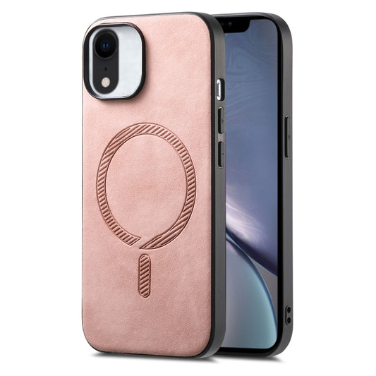 Solid Color Retro Magsafe PU Back Cover Phone Case, For iPhone XR, For iPhone XS Max, For iPhone 7 Plus / 8 Plus