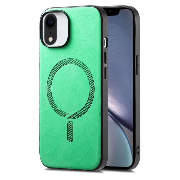 Solid Color Retro Magsafe PU Back Cover Phone Case, For iPhone XR, For iPhone XS Max, For iPhone 7 Plus / 8 Plus