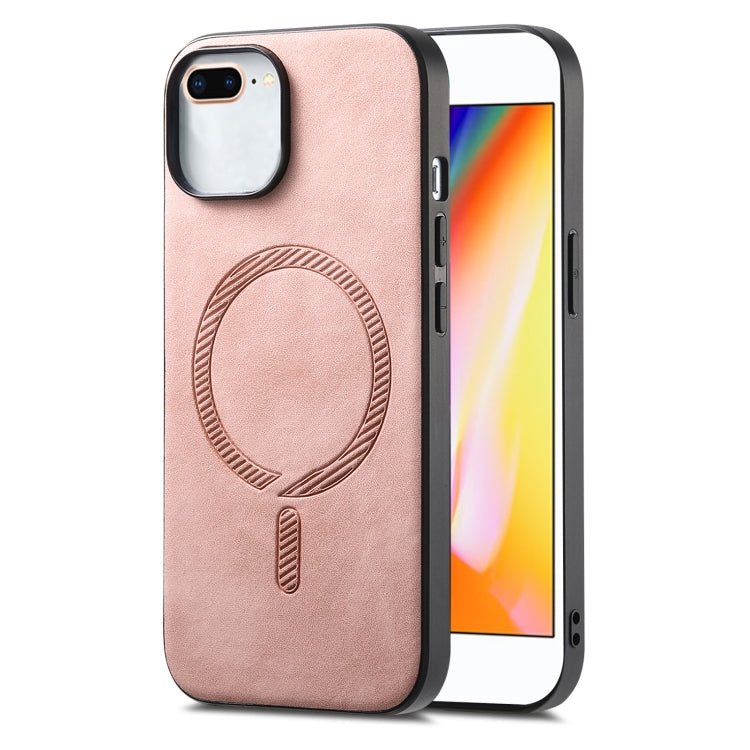 Solid Color Retro Magsafe PU Back Cover Phone Case, For iPhone XR, For iPhone XS Max, For iPhone 7 Plus / 8 Plus