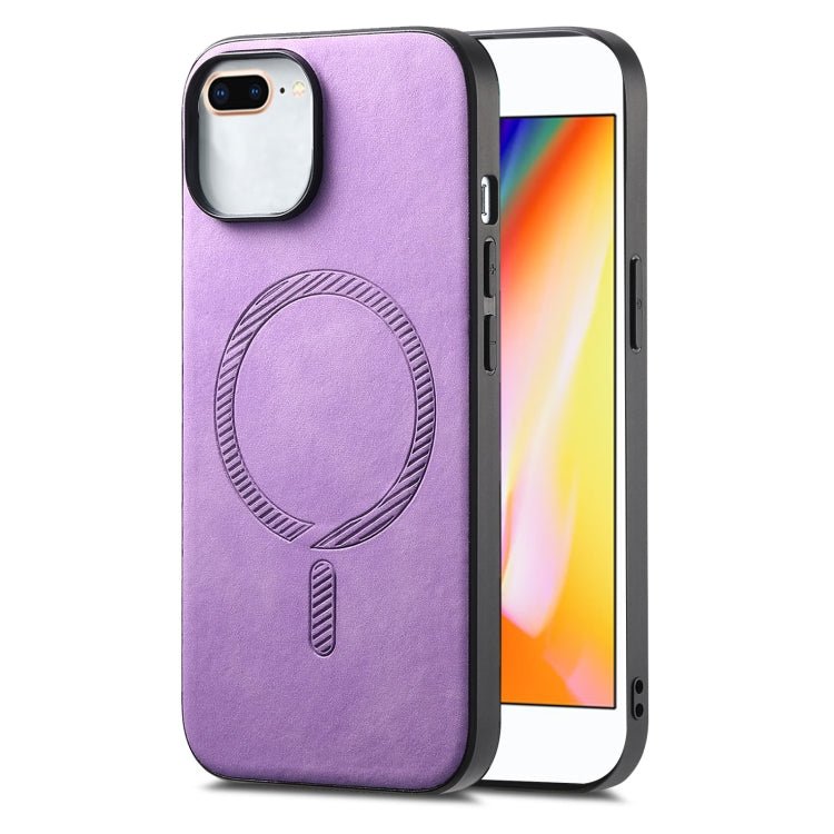 Solid Color Retro Magsafe PU Back Cover Phone Case, For iPhone XR, For iPhone XS Max, For iPhone 7 Plus / 8 Plus