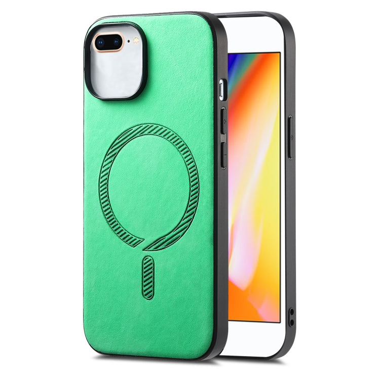 Solid Color Retro Magsafe PU Back Cover Phone Case, For iPhone XR, For iPhone XS Max, For iPhone 7 Plus / 8 Plus