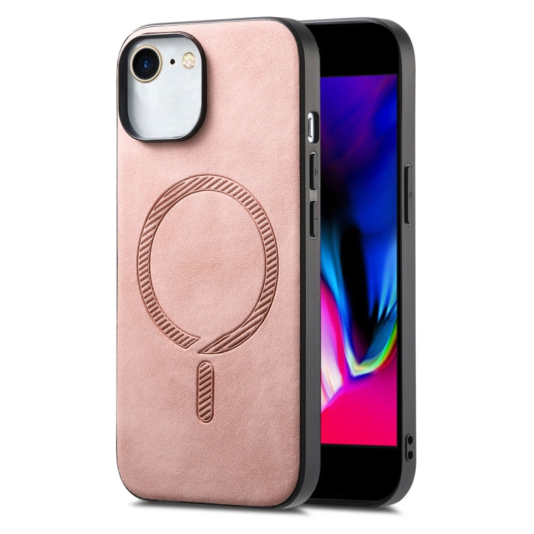 Solid Color Retro Magsafe PU Back Cover Phone Case, For iPhone 13, For iPhone 12, For iPhone 12 Pro Max