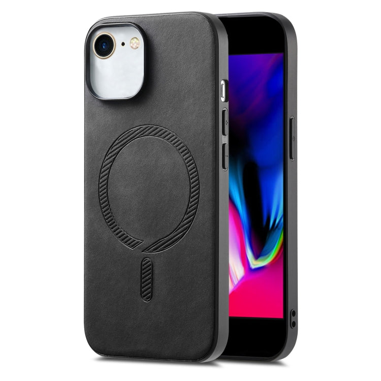 Solid Color Retro Magsafe PU Back Cover Phone Case, For iPhone 13, For iPhone 12, For iPhone 12 Pro Max