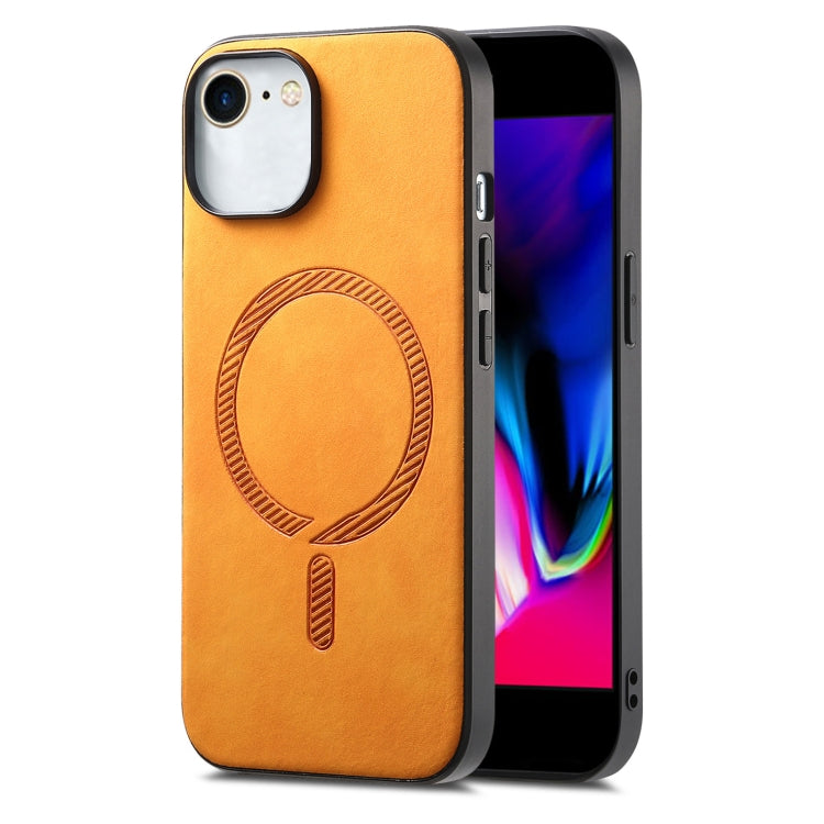 Solid Color Retro Magsafe PU Back Cover Phone Case, For iPhone 13, For iPhone 12, For iPhone 12 Pro Max