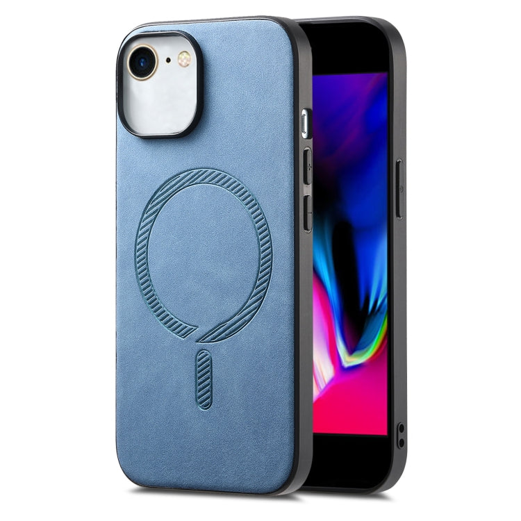 Solid Color Retro Magsafe PU Back Cover Phone Case, For iPhone 13, For iPhone 12, For iPhone 12 Pro Max