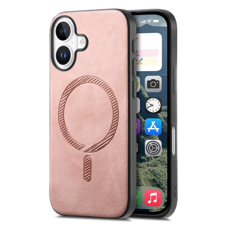 Solid Color Retro Magsafe PU Back Cover Phone Case, For iPhone 15 Pro, For iPhone 15 Plus, For iPhone 15