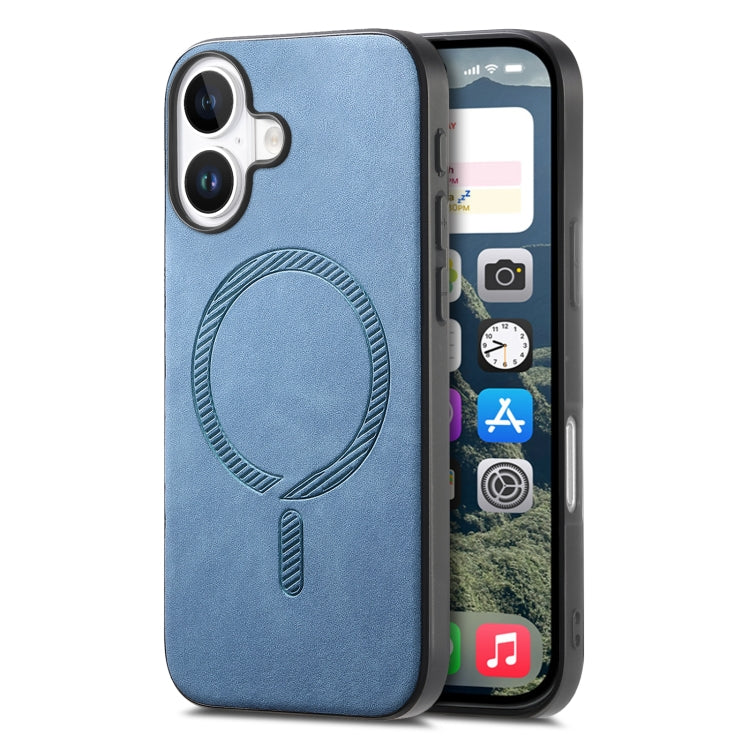 Solid Color Retro Magsafe PU Back Cover Phone Case, For iPhone 15 Pro, For iPhone 15 Plus, For iPhone 15