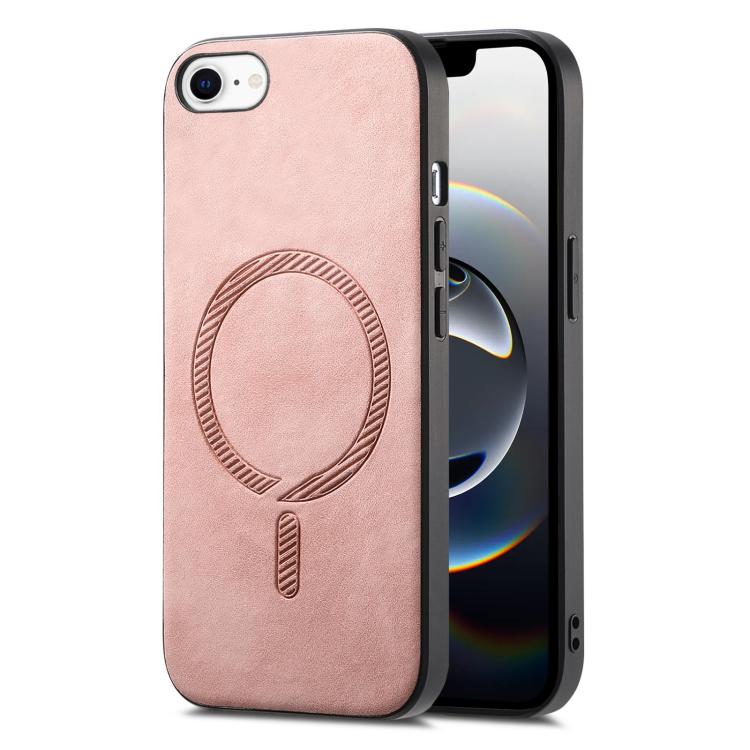 Solid Color Retro Magsafe PU Back Cover Phone Case, For iPhone 16e, For iPhone 16 Pro Max, For iPhone 16 Pro