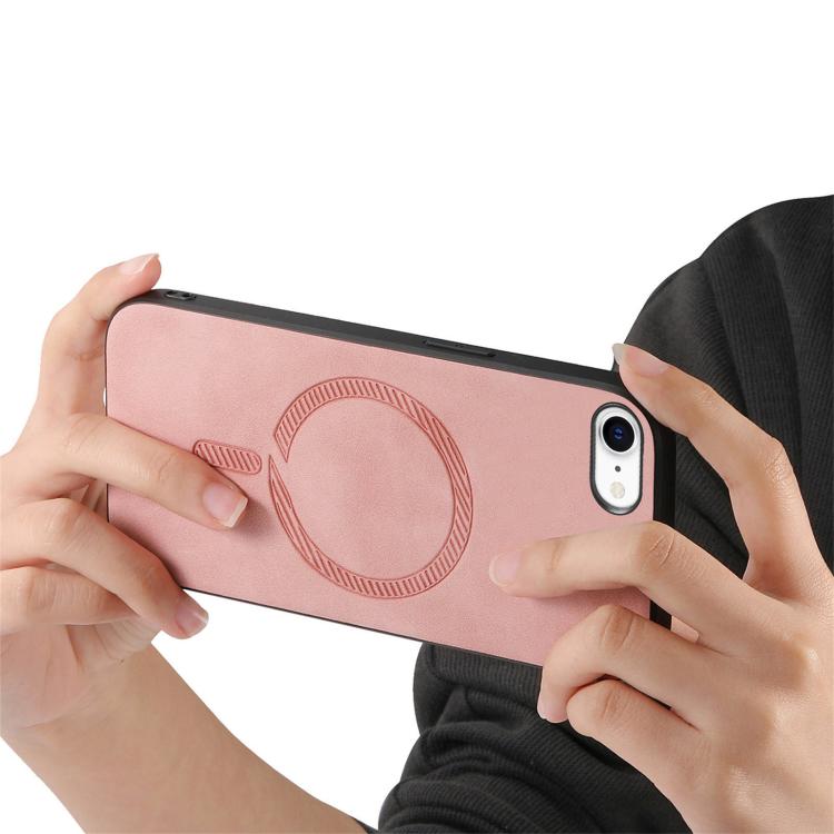 Solid Color Retro Magsafe PU Back Cover Phone Case, For iPhone 16e, For iPhone 16 Pro Max, For iPhone 16 Pro