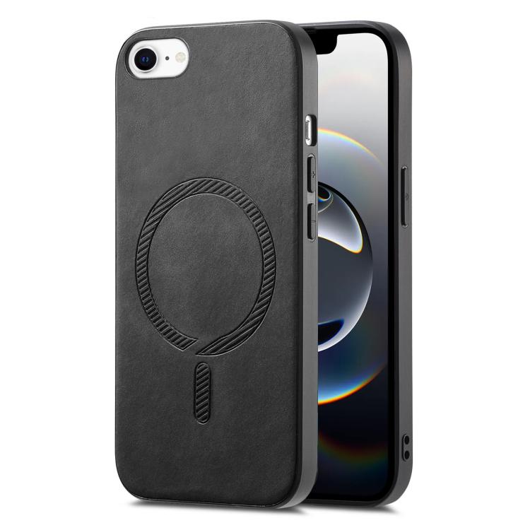 Solid Color Retro Magsafe PU Back Cover Phone Case, For iPhone 16e, For iPhone 16 Pro Max, For iPhone 16 Pro